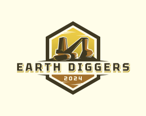 Digging - Digging Machinery Excavator logo design