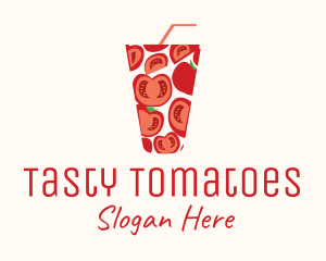 Tomato Juice Drink logo design