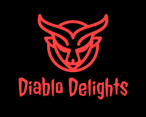 Diablo - Evil Goat Horns logo design