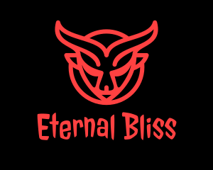 Cult - Evil Goat Horns logo design