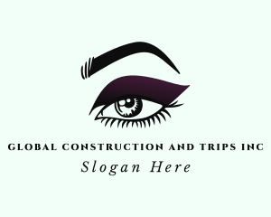 Cosmetics - Beauty Eyeshadow Eyebrow logo design