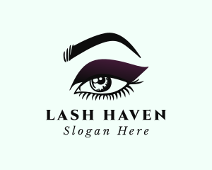 Beauty Eyeshadow Eyebrow logo design