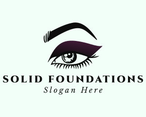 Eyelash - Beauty Eyeshadow Eyebrow logo design