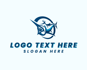Fish - Gamer Clan Swordfish logo design