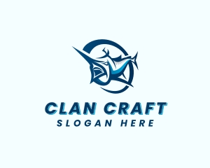 Clan - Gamer Clan Swordfish logo design