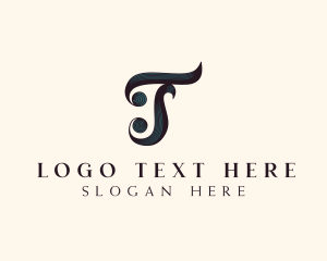 Elegant Fashion Letter T  Logo