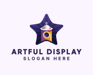 Star Spray Paint logo design