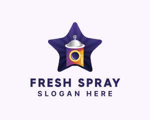 Star Spray Paint logo design