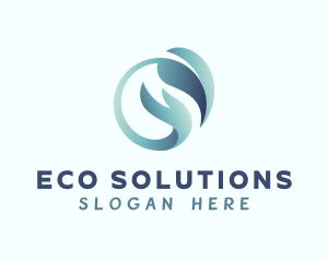 Environment - Environment Leaf Hand logo design