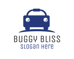 Buggy - Blue Budget Car Automotive logo design