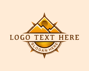 Travel - Adventure Travel Compass logo design