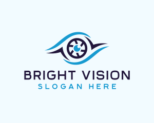 Eye Shutter Camera logo design