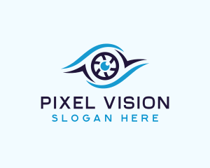 Eye Shutter Camera logo design