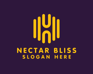 Nectar - Honey Tech Letter H logo design