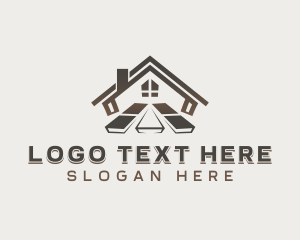 Flooring - Tiling Builder Handyman logo design
