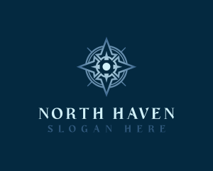 North - Modern Direction Compass logo design