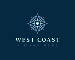 West - Modern Direction Compass logo design