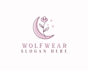 Bohemian - Floral Moon Boutique logo design