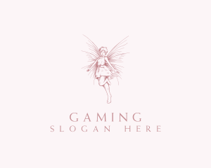 Elegant Magical Fairy Logo