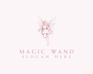 Elegant Magical Fairy logo design