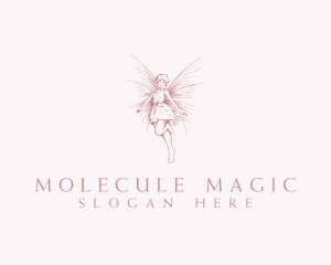 Elegant Magical Fairy logo design