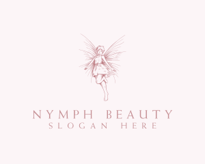 Nymph - Elegant Magical Fairy logo design