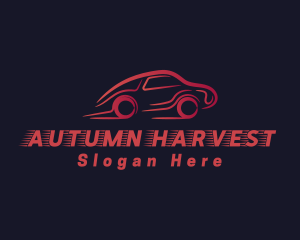 Auto - Red Car Racing logo design