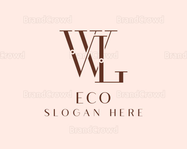 Elegant Business Letter WL Logo