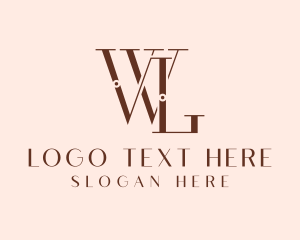 Lawyer - Elegant Business Letter WL logo design