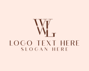 Consultant - Elegant Business Letter WL logo design