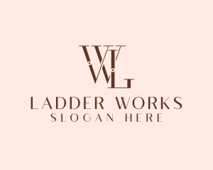 Elegant Business Letter WL logo design