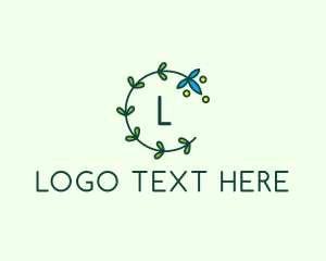 Ecology - Ornamental Flower Event Decoration logo design