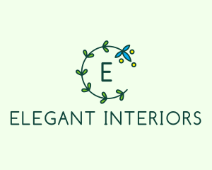 Ornamental Flower Event Decoration  logo design