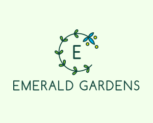 Ornamental Flower Event Decoration  logo design