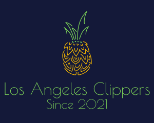 Agriculture - Tropical Pineapple Fruit logo design
