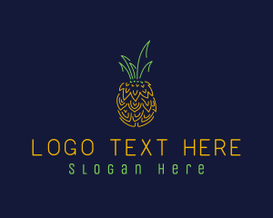 Sweet Pineapple Fruit  logo design