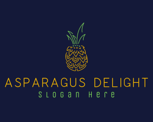 Sweet Pineapple Fruit  logo design