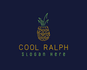 Sweet Pineapple Fruit  logo design