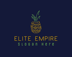 Sweet Pineapple Fruit  logo design