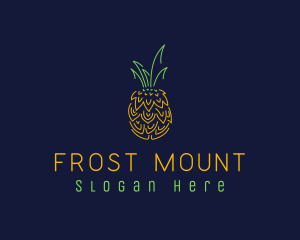 Sweet Pineapple Fruit  logo design