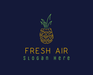 Sweet Pineapple Fruit  logo design