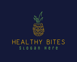 Sweet Pineapple Fruit  logo design