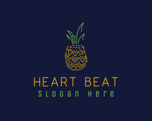 Sweet Pineapple Fruit  logo design