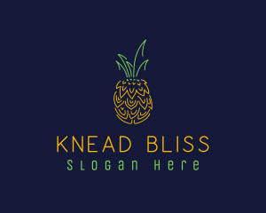 Sweet Pineapple Fruit  logo design