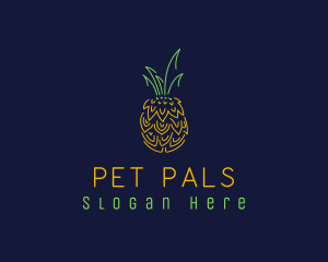 Sweet Pineapple Fruit  logo design