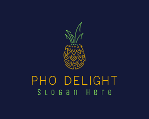 Sweet Pineapple Fruit  logo design