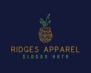 Sweet Pineapple Fruit  logo design