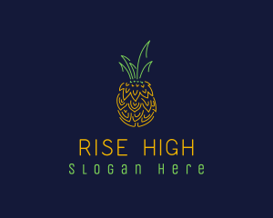 Sweet Pineapple Fruit  logo design