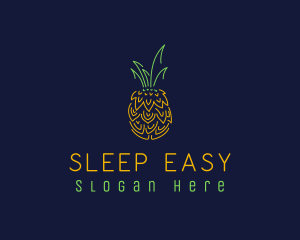 Sweet Pineapple Fruit  logo design