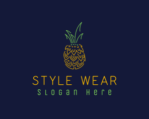 Sweet Pineapple Fruit  logo design